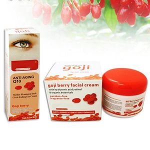 Солнце 2Pieces Goji Cream Cream Cream Cream Ageless Cream Rheating Care Care Comen Antifrinke Eye Cream Удалите темные круги под глаза