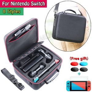 Väskor Nintendos Nintend Switch Deluxe Big Storage Carrying Bag NS Portable Eva Travel Hard Case Cover för Nintendo Switch Accessories