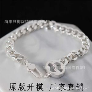 designer jewelry necklace ring glossy Bracelet ins hip hop bracelet for men women versatile Valentine's Day gift high quality