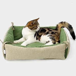 Camas de gato de alta qualidade Esponja Pets Bed Bed Tape