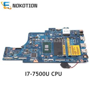 Motherboard NOKOTION CN081YW5 081YW5 MAIN BOARD For Dell Inspiron 15 5567 Laptop Motherboard BAL21 LAD802P I77500U CPU DDR4