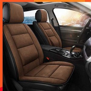 New Car Seat Cushion 1pcs Comfortable Durable Practical High Quality Car Supplies Car Seat Plush Cover Plush Universal Car Cushion