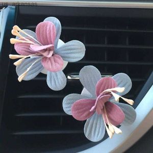 Innendekorationen Auto Parfüm Clip Schmetterling Blume Luftauslass Lufterfrischer Duft Geschmack Geruch Auto Innenlüftung Dekoration Zubehör G L230523