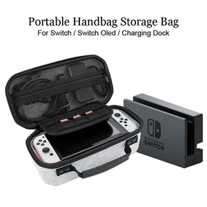 Torby Przenośna torba do przechowywania do Nintendo Switch NS OLED Console Game Travel Traveling Case Cage Case Pokwę skorupową