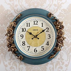 Väggklockor Stylish Modern Clock Nordic Creative Big Size Plastic Silent Luxury Living Room Reloj de Pared Home Decor WK50WC