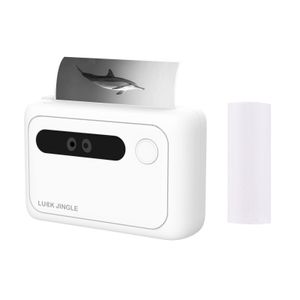 Printers Mini Pocket Photo Printer Portable AllinOne Thermal Printing Machine 203DPI Wireless BT 57mm/77mm Paper Width for Android iOS