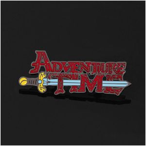 Pins Broschen Fantasy Experience Adventure Time Scarlet Sword Emaille Pin für Kinder Powerf Abzeichen Lederjacken Hut Tasche Mode Jude Dhfbr