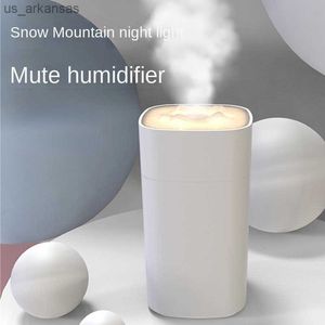 Kawaiii 350ml AROMA DIFFUSER PORTABLE USB充電式空気加湿器用家庭用香料アロマオイル加湿ドロールドロップシッピングL230523