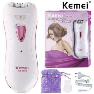 エピレーターKemei女性エピレーターヘアリムーバーミニ充電式プロフェッショナルプロフェッショナルエレクトリックメス脱毛式