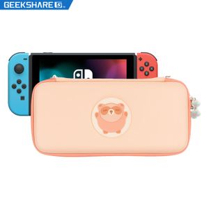 バッグGeekshare公式ニンテンドースイッチキャリングケースKawaii Small Raccoonポータブルトラベルバッグ