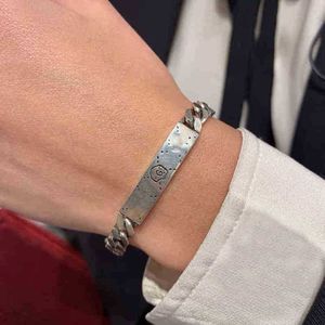 2023 Nuovi gioielli di design braccialetto collana anello Accessori Taiyin antico braccialetto teschio elfo sterling per uomo donna
