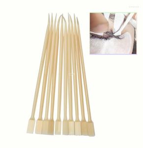 Falska ögonfransar 10st Eyelash Pick Stick Perm Pad Rod Återvinning Sköld Lyft Curler Makeup Tools Tillbehör Applikator