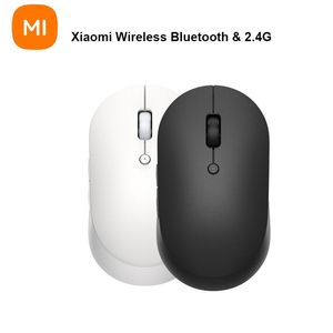 Мышь Xiaomi Mouse Original Mi Wireless DualMode Silent Ergonomic Bluetooth USB Боковые кнопки Переносная мини-беспроводная мышь для ноутбука