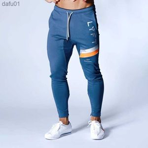 Men's Pants Mens Joggers Sweatpants Hip Hop Fashion Male Tight Trousers Men Gyms Fitness Man Pant Cotton Slim Pant Bodybuilding s Men L230520