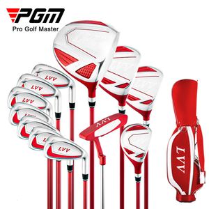 Cabeças de clube PGM 4/9/12pcs Clubes de golfe definidos com bolsa de golfe carbono aço inoxidável Ferro Driver de madeira Treinamento do iniciante LTG037 230530