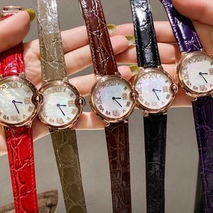 Designer watches Ladies Watch quartz Watches 36mm belt Strap Mother of pearl Diamond WristWatch