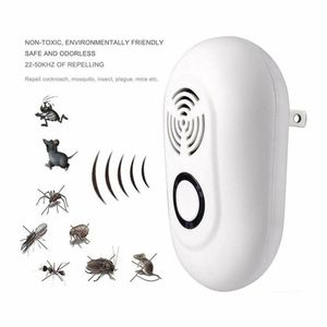Schädlingsbekämpfung Trasonic Elektrischer Mückenvertreiber Abstoßungsabweisender Kakerlakenfalle-Killer für den Innenbereich 220V EU/US-Stecker Drop Delivery Home Dhn6U