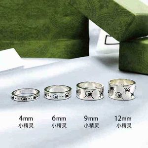 2023 New designer jewelry bracelet necklace ring Accessories Skull Ring men's women's ghost elf hand ornament