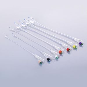 Поставки Canack Veterinary Silicone Foley Cateter Tube Tube Pet Medical Products 6FR/8FR/10FR/12FR 10PCS 1PC