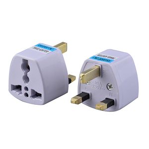 EU AU US zu UK AC-Netzstecker Reiseadapter Steckdose Konverter Steckdose weiß