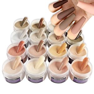 Remover 9Boxes/Set Grey Brown Acrylic Powder Kit Carving Crystal Powder Professional Design Nail Fast Extension Dopping Pigment Damm