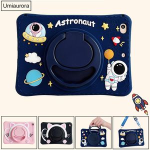 Hülle für Samsung Galaxy Tab A A8 10.5 SMX200 SMX205 T290 A7 Lite SMT220 SMT500 Silicon Tablet Case Kids Cartoon Schockdcoverabdeckung