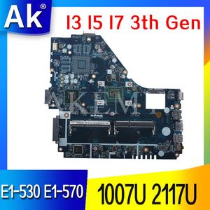 Motherboard LA9535P Motherboard For Acer Aspire E1530 E1570 E1570G Laptop Motherboard mainboard 1007U 2117U I3 I5 I7 3th Gen CPU UMA