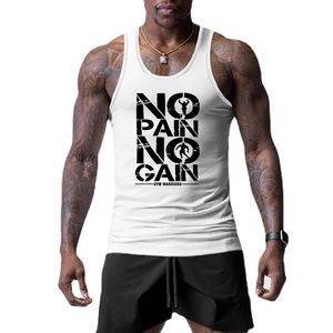 MENS TANK TOPS MUSCLEGUYS Märke Gym Män Bodybuilding ärmlös skjorta snabb torr fitness Stringer Singlet Summer Mesh Slim Sports Vest 230531