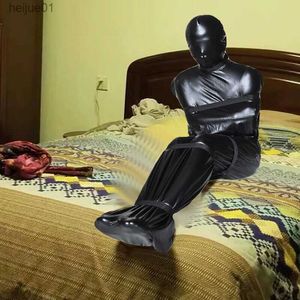 Adult Toys Full Body Mummy Sack Zip Sleeping Bag Straight Jacket Bondage Sleeping Sack BDSM Adult Sex Toys for Couples Restraint L230518