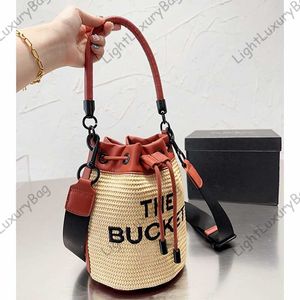 M tasarımcı J Straw Buck omuz crossbody çanta moda çapraz vücut cüzdanları kadın klasik lüks el çantaları plaj çantası dişi çantalar 230531