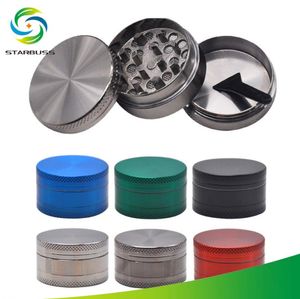 Smoking Pipes Hot selling new three layer 40mm zinc alloy cigarette grinder, multi color smooth metal grinder