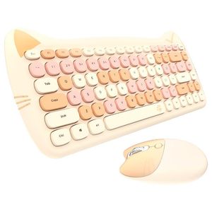 Mice Mice Keyboards Set Hand M3 Wireless Kawaii Mouse Mute Girl Laptop Office Portable Infinite Mouse Silent Cute Festival Gift