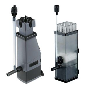 Accessori Acquario Dispositivo di rimozione della pellicola d'olio Filtro skimmer superficiale per proteine dell'acqua per filtro acquario 300L/H