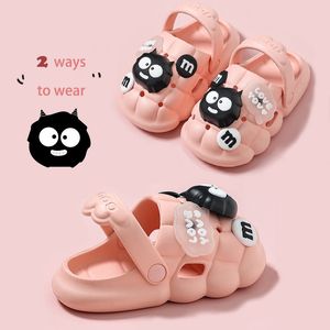 Slipper DIY Summer Man Women Slippers for Kids Boys Girls NonSlip Children Home Washroom Bubble Garden Clogs Shoes Family 230530