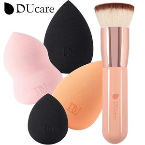 فرشاة مؤسسة Ducare Foundation Brush مع إسفنجة مكياج 4 مساءً