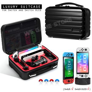 Sacchetti Nintendoswitch Deluxe Carrying Case Travel Suitcase Storage Borse NS Handbag Protective Gust per Nintendo Switch OLED Accessori OLED