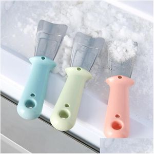 Utensili per frutta e verdura Gadget per la pulizia della cucina Utensili per frigorifero Frigo Zer Rimozione deicer Sbrinamento Sbrinamento Pala Goccia Consegna Dhoxx