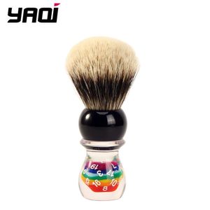 Brush Yaqi 26mm Lucky Dice Lucky Two Cand Badger Capelli da rasatura da uomo Porta pennello