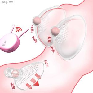Adult Toys 10 Speed Nipple Sucker Vibrator Nipple Stimulation Electric Breast Pump Nipplees Toy for Nipples And Clitoris Sex Toys for Women L230518