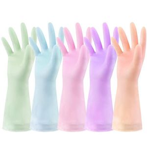 Чистящие перчатки оптом прочные домохозяйки с длинным рукавом