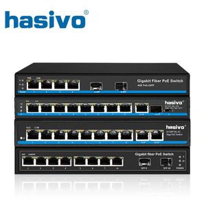 Switches Gigabit 4 8 port Poe Switch support IEEE802.3af/at IP cameras and Wireless AP 10/100/1000Mbps with 1 gigabit uplink+1 SFP