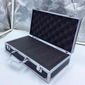 Gereedschapskisten 30x17x8cm alüminyum alet kutusu taşınabilir alet kutu depolama çantası sünger astarı el tipi darbe dirençli araç kutusu