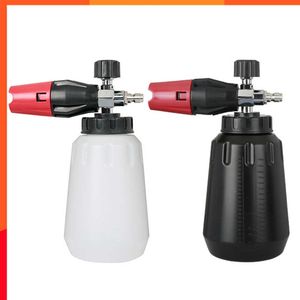 New 1000ml Car Wash Foam Bottle High Pressure Snow Foam Lance Soap Bottle Auto Cleaning Tools 1/4 Quick Release Connector Washer