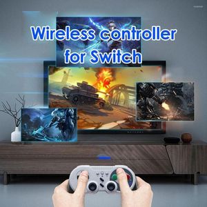 Game Controllers Wireless Controller White For Switch Gamepad/Windows PC Dual Motor Vibration Motion Sensing Turbo Function
