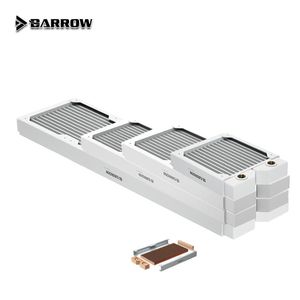 Cooling BARROW 28mm Thick Computer Radiator 240mm 360mm Heat Exchanger Radiator for CPU Water Cooling Heat Sink Matched for 12cm Fans