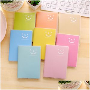 Notepads Mini Portable Notebook Trumpet Notepad Pocket Daily Memo Pad Pvc Er Journal Book School Office Supplies Stationery Vf1492 D Dhera