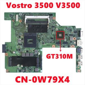 Placa -mãe CN0W79X4 0W79X4 W79X4 PRIMEIRA PRINCIPAL PARA DELL VOSTRO 3500 V3500 Laptop Placa -mãe com N11MGE1SA3 HM57 DDR3 100% testado trabalhando