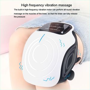 Avslappning Elektrisk knäled Massager LCD DisplayTouch Control Automatisk vibration snabb uppvärmning fysioterapi smärtlindring rehabilitering