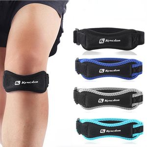 Pads 1/2pcs Verstellbarer Patella Knie Sehnen -Gurt Kneepad Stütze Professionelle Beschützerpolsterpolsterpolster Sporte Sportknieschnee Schwarze Keenpads