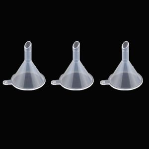 31mm*39mm Mini Plastic Funnel Filling Tool For Liquid Oil Essence Perfume Small Transparent Dispensing PP Funnels LX975